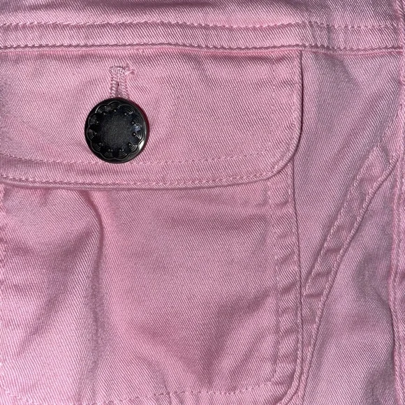 VINTAGE PINK CHRISTOPHER & BANKS WOMENS BUTTON UP - Picture 7 of 7